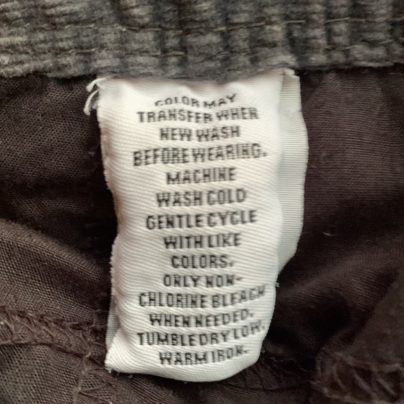 Style & Co gray corduroy pants. 5 pockets. Size 6 - Picture 3 of 8